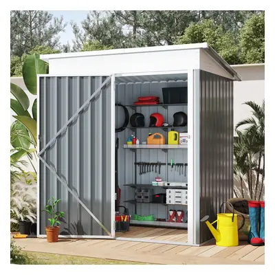 (Dark Grey) YODOLLA 150x86cm Garden Sheds and Outdoor Storage