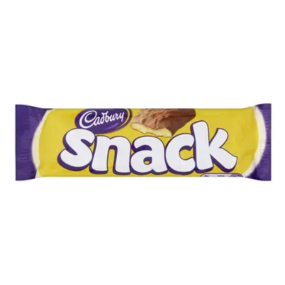 Cadbury Snack Chocolate Covered Shortcake Biscuit g (Pack of 36)