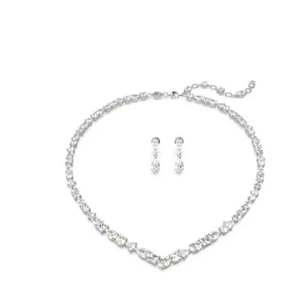 Swarovski Mesmera Rhodium Plated Mixed Cuts Set