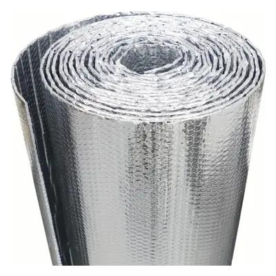 1pc Double Layer Reflective Bubble Insulation Board X 05meter Double Layer Composite Aluminum Fo