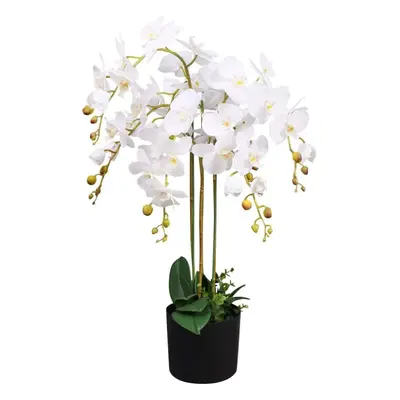 (85cm, White) Artificial Orchid Flower Display 85cm, White