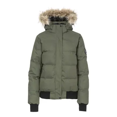 (16, Moss) DLX Womens Down Jacket Hooded Casual Coat Kendrick