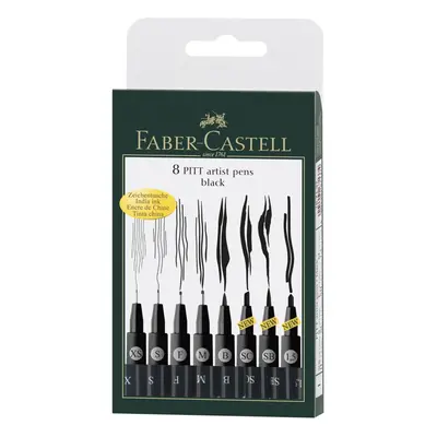 Faber-Castell Wallet Pitt Pen Nibs Art Set, Assorted