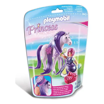 Playmobil Collectable Princess Viola with Horse for Grooming and Dressing their Mane