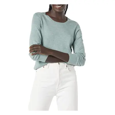 Amazon Essentials Women's Long-Sleeve Lightweight Crewneck Sweater Available in Plus Size Sage G