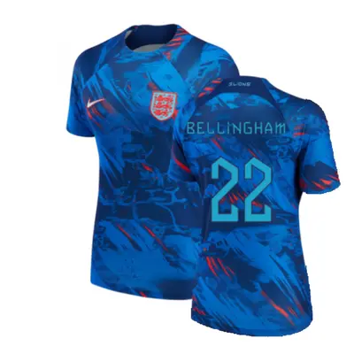 (L) England Pre-Match Shirt (Blue) - Ladies (Bellingham 22)