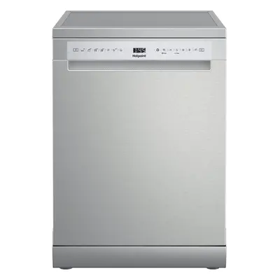 Hotpoint H7FHS51XUK Standard Dishwasher - Place Settings, 3D Zone Wash, AutoDry, Silver, B Rated