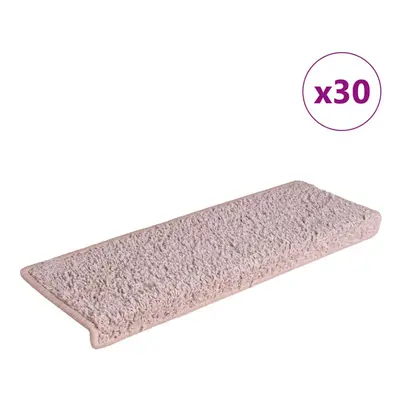 (white and pink, x x cm/ pcs) vidaXL Carpet Stair Treads Decorative Stair Step Protector Rug Sta