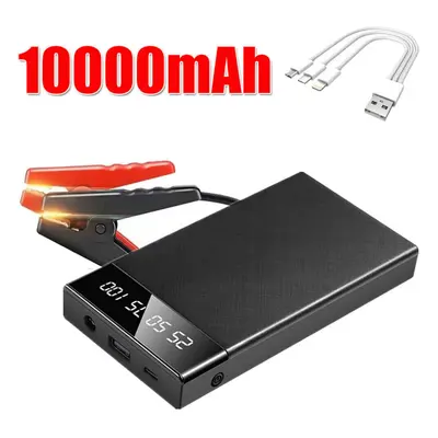 10000mAh Car Jump Starter 12V Portable Power Bank Car Battery Booster