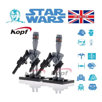 (IG-88 X 2) Star Wars Custom Mini Figures Fit Lego Sets