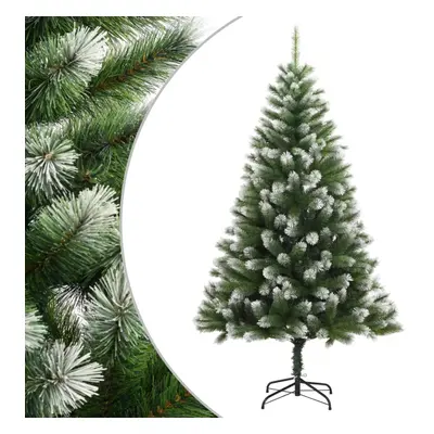 (150 cm) vidaXL Artificial Hinged Christmas Tree Christmas Decoration with Flocked Snow