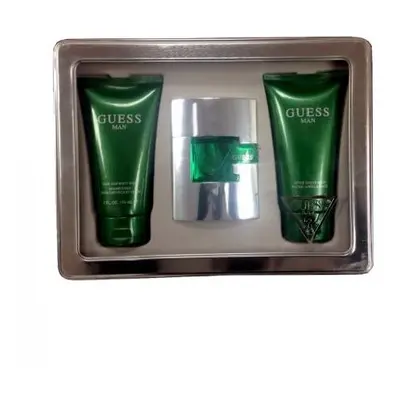 Guess-Men 3Pc Set: 2.5 Edt Sp + Oz Aftershave Balm + Oz Body Wash