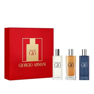 Giorgio Armani Acqua Di Gio Pcs Set: Acqua Di Gio 0.5 Eau De Toilette Spray + Absolu 0.5 Eau De 