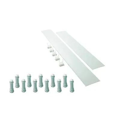 Mira Flight Low 'Easy Plumb' Shower Tray Riser Kit 1700mm White 1.1697.034.WH