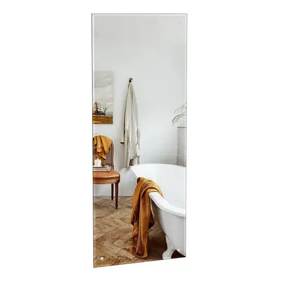 (110 x 45cm) Frameless Rectangular Mirror with Bevelled Edge