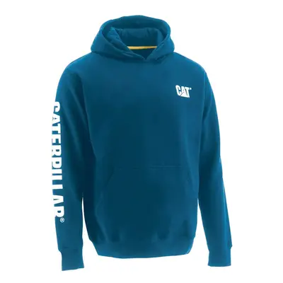 Caterpillar mens Caterpillar Trademark Banner Hooded Sweatshirt Memph