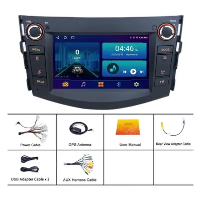 (as the picture, 4-core 2+64 carplay) 2+64g Android Car Stereo For Toyota Rav4 7 Inch Touchscree