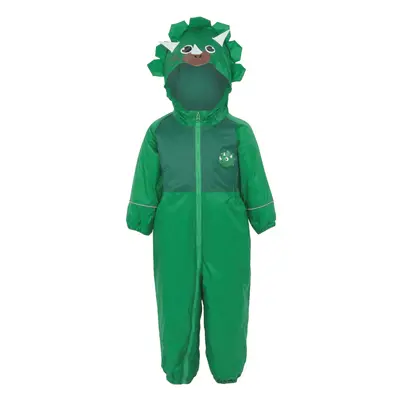 (18-24 Months, Jelly Bean) Regatta Childrens/Kids Mudplay III Dinosaur Waterproof Puddle Suit