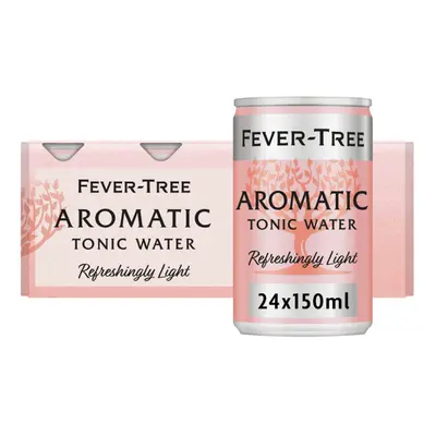 Fever-Tree Refreshingly Light Aromatic Tonic Water x 150ml (Pack of 3, Total cans)