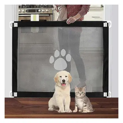 Dog Gate, Magic Gate for Dogs, Lockable Safety Guard Easy To Install Safety X 100cm Fence for St