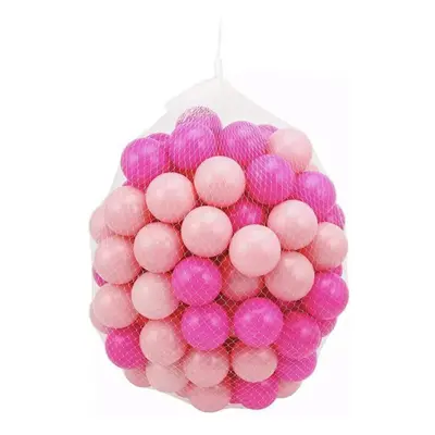 (Pink / Baby Pink, PC) Soft Plastic Mini Play Balls for babies and toddlers