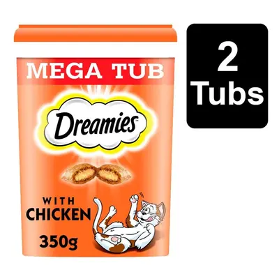 DREAMIES Cat Treats With Chicken 2x350g MegaTub