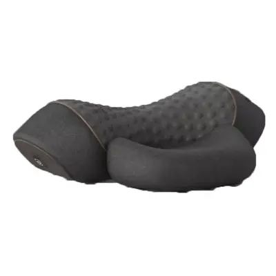 (Classic grey) FisioRest 3-in-1 Neck Massager - Massage, Heat & Traction