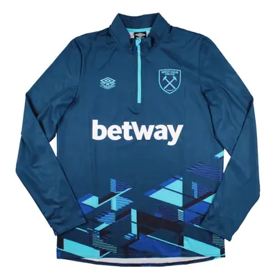 (XL) West Ham Warm Up Mid Layer (Navy)