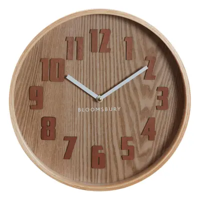 Vitus Brown Grain Small Wall Clock