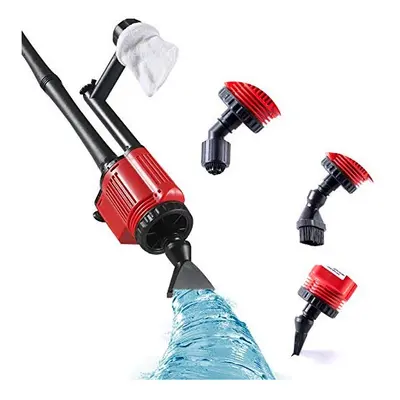 Upgraded Electric Gravel Cleaner Fish Tank, in Sludge Extractor, Tank Siphon, Water Changer, San