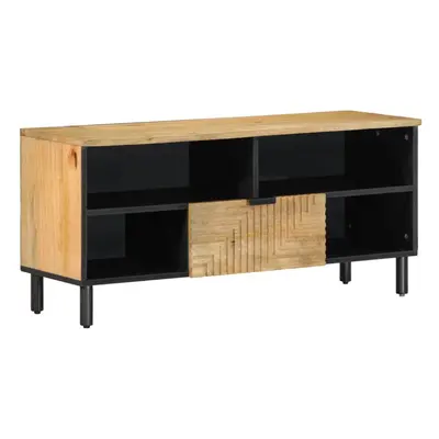 vidaXL TV Cabinet Brown 100x33x46 cm Solid Wood Mango TV stand TV sideboard