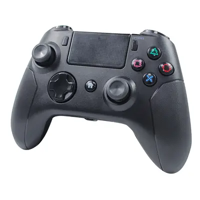 (Black) bluetooth Wireless Gamepad for Game Console Dual Vibration Six-axis Gyroscope Game Contr