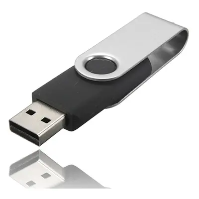 (Grey) 8GB USB 2.0 Flash Drive Thumb Memory U Disk Rotatable Pendrive