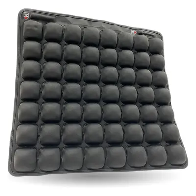 (Grey Cover) Air inflatable pressure relief seat cushion, suitable for wheelchair, car, office, 