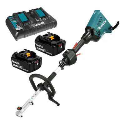 Makita DUX60 Brushless Twin 18v 36v LXT Cordless Split Shaft Multi Tool x 5ah