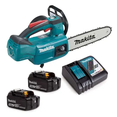 Makita DUC254RFE 18v LXT Cordless Brushless 25cm Chainsaw Top Handle x 3.0ah