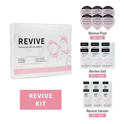 (revive kit) HaKeLai Hydrate Detox Illuminate Glam Revive Capsule Pods Serum Facial SPA Serum Fo