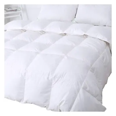 (Super King(220x260cm), Goose Down Duvet-13.5 Tog) Luxury 50% Goose Feather & 50% Down Duvet Qui