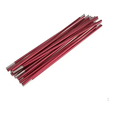 (as the picture, Dark red Î¦9.5 mm cm) Alloy Sections Outdoor Camping Spare Tent Awning