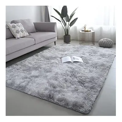 160x230cm Fluffy Soft Rug Living Room Bedroom Rugs, Large Area Anti-Skid Rug, Shaggy Washable Ru