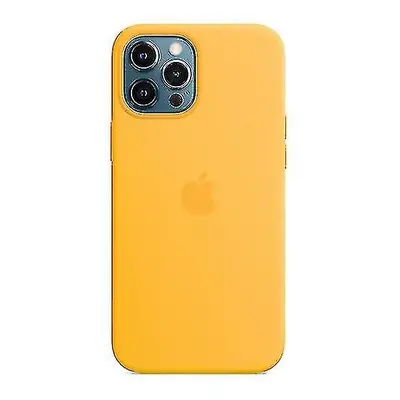 (Yellow) Silicone Case With Magsafe For Iphone Pro Max