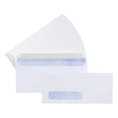 Amazon Basics #10 Security-Tinted Self-Seal Business Envelopes with Left Window Peel & Seal Clos