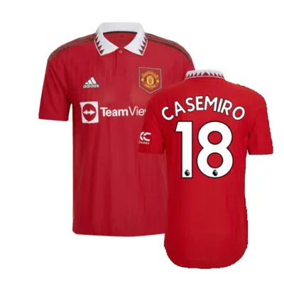 (XXL) Man Utd Authentic Home Shirt (CASEMIRO 18)