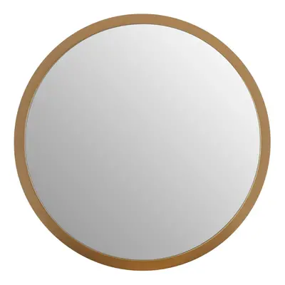 Premier Housewares Wall Mirror Bathroom / Bedroom / Hallway Wall Mounted Small Gold Mirrors / Ro