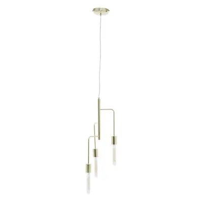 Premier Housewares Lagona Bulb Gold Finish Pendant Light