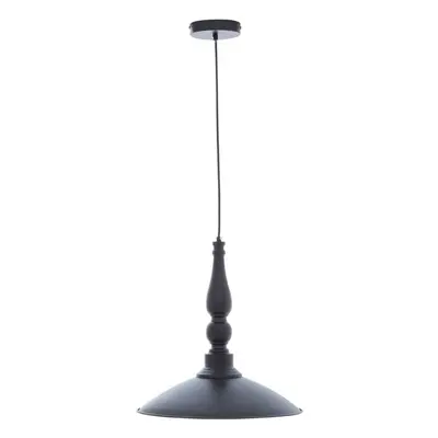 Premier Housewares Large Leni Black and Gold Pendant Light