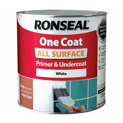 Ronseal One Coat All Surface Primer and Undercoat White 2.5L