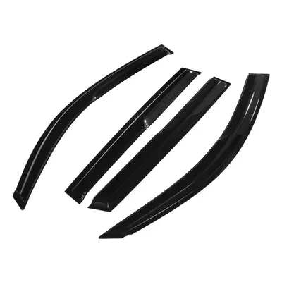 New 4Pcs For TOYOTA RAV4 JDM Wavy 3D Style Plastic Exterior Visor Vent Shades Window Sun Rain Gu