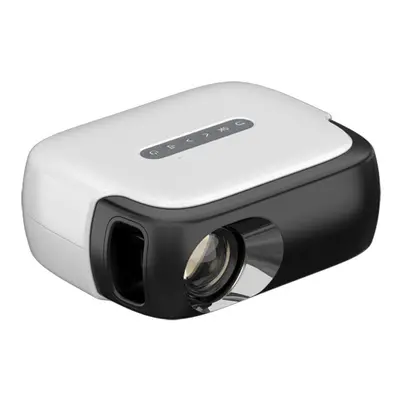 (Black, US Plug) Mini LED Projector LCD 1080P Supported ANSI Lumens Portable Children Home Theat