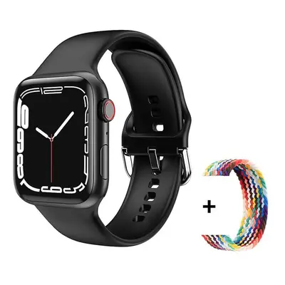 (black and BuCai) Smart Watch For Apple Smartwatch Series Hd Screen Sports Heart Rate Fitness Tr